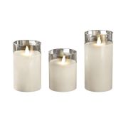 Свеча декоративная CL7-SET3-wh с пультом 3хAAA для каждой свечи (не в компл.) бел. (уп.3шт) ФАZА 5018853
