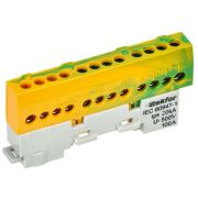 Шина PE «земля» изол на универс. держ. 6х9-12-ЖЗ TEKFOR IEK TF-NN10-12-KL-K52