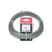 Трос стальной в оплетке ПВХ М2/3мм (уп.20м) подвес СТРОЙМЕТИЗ 4150040