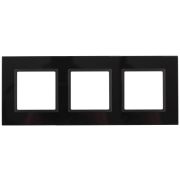 Рамка 3-м 14-5103-05 стекло Elegance черный+антрацит ЭРА Б0034510