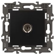 Розетка телевизионная одиночная TV 1мод. Elegance 14-3101-05 IP20 антрацит Эра Б0034294