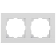 Рамка 2-м СП Accent 6-502-01 бел. Intro Б0063749
