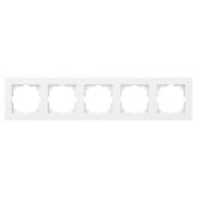 Рамка 5-м СП Accent 6-505-01 бел. Intro Б0063775