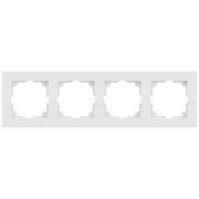 Рамка 4-м СП Accent 6-504-01М бел. матов. Intro Б0063759