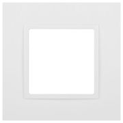 Рамка 1-м Elegance 14-5001-01М для розеток и выключателей матов. бел. Эра Б0065794