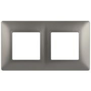 Рамка 2-м Elegance 14-5002-16 для розеток и выключателей титан Эра Б0065815