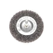 Щетка дисковая для дрели витая стальная проволока 75мм Kranz KR-91-1245