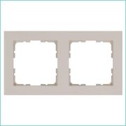 Рамка 2-м G-Classic тауп Jasmart G1002T