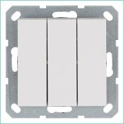 Выключатель 3-кл. 10А IP20 механизм бел. глянцевый Jasmart G3031W
