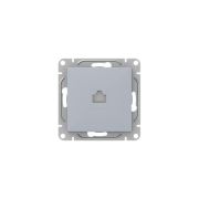 Розетка компьютерная 1-м СП Эпика RJ45 кат.5 механизм алюм. EKF UP1-SOA-RJ45-5