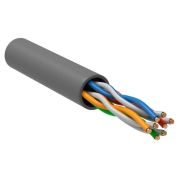 Кабель витая пара U/UTP 5E 4х2х24AWG PVC сер. (уп.305м) РФ/Т ITK LC1-C5E04-111-T-R