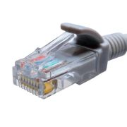 Патч-корд кат.5E UTP 4х2 26AWG (7х0.16мм) Cu LSZH 1.5м сер. SUPRLAN 10-0141-5
