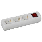 Колодка удлинителя 3-м с заземл. KX-3es с выкл. Эра Б0028342