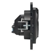 Розетка 1-м СП Стокгольм 16А IP44 с заземл. защ. шторки с крышкой механизм черн. PROxima EKF EZR16-028-10-44