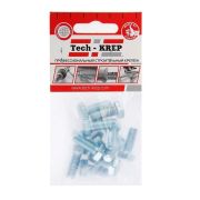 Болт с шестигранной головкой М8х20 DIN 933 оцинк. (уп.12шт) Tech-Krep/Zitar 102967